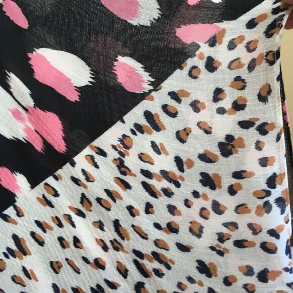 RACHEL ROY KIMONO IN MIXED LEOPARD PRINT - Picture 6 of 9